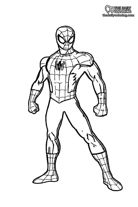 collections spiderman coloring pages printable  latest