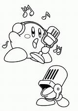 Coloring Kirby Pages Kids Meta Knight Printable Comments sketch template