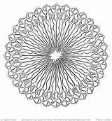 Mandala Mandalas Spiral Mindfulness sketch template