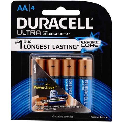 Duracell Aaa Size Batteries Ultra Alkaline Higher Performance Longer