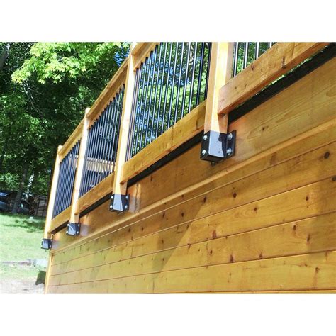 post bracket bottoms tops custom steel brackets deck posts deck railings deck framing
