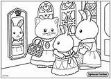 Sylvanian Families Coloring Critters Pages Calico Church Colouring Family Printable Ready Getting Billedresultat 색칠 공부 Sheets 컬러링 Critter Drawing Blanket sketch template