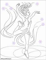 Coloring Pages Skating Figure Coloriage Nicole sketch template