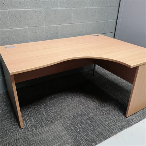 oak 160cm rh desk recycled office solutions recycled