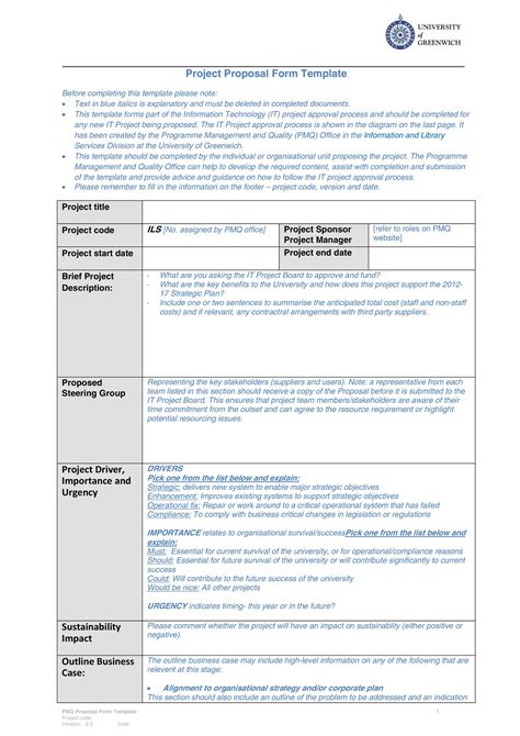 view  business proposal project proposal template word