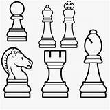Alfil Ajedrez Chess Childrencoloring sketch template