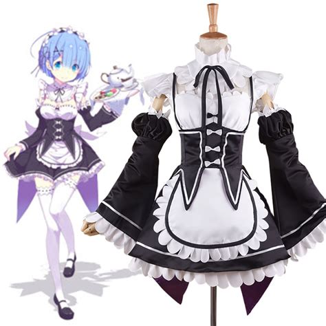 Re Zero Starting Life In Another World Ram And Rem Cosplay Costume