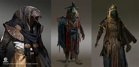 Assassin S Creed Origins Character Concept Art On Behance