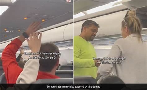 watch passengers hold vote to kick unruly woman off frontier airlines