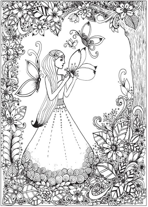 dover publications coloring books fairy coloring pages