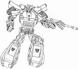 Autobot sketch template