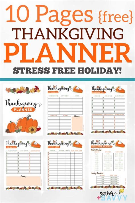 organized    thanksgiving planner