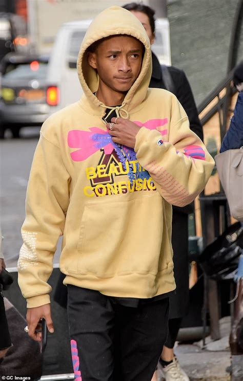 jaden smith keeps things casual in black and pink ensemble as he goes shopping in los angeles