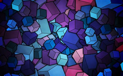 light blue cubes vector wallpapers hd desktop  mobile backgrounds