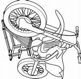 Motociclette sketch template