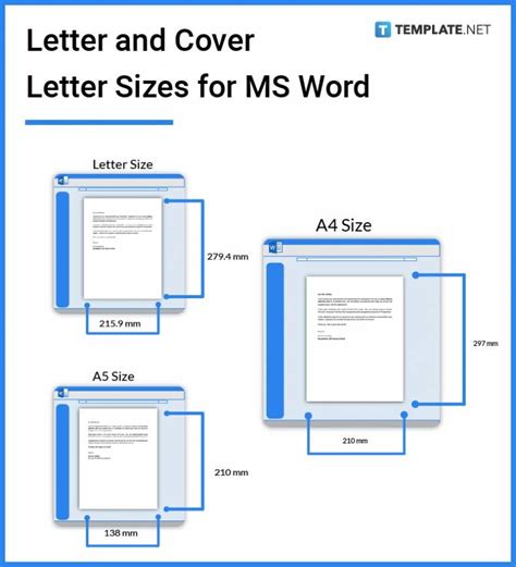 letter  cover letter size dimension inches mm cms pixel