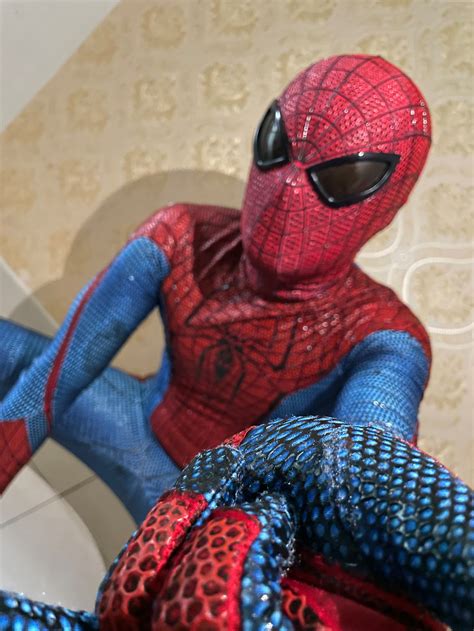 amazing spiderman suit amazing spiderman  cosplay suit etsy