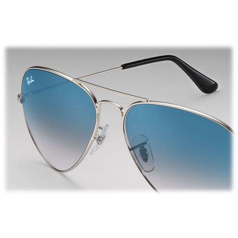 無料ダウンロード Ray Ban Rb3025 Aviator Sunglasses Gold Light Blue Gradient