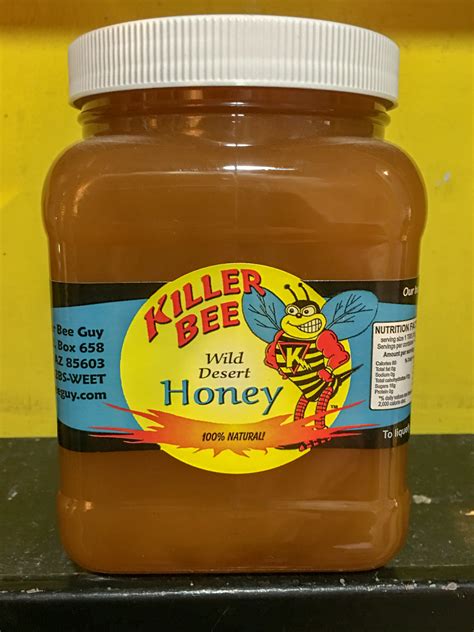 killer bee honey  oz container killer bee guy