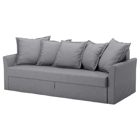 holmsund  seat sofa bed cover nordvalla medium grey ikea