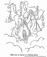 Elijah Chariot Enoch Elisha School Honkingdonkey Cristianos Dibujos Cielo Llevado Profeta Altar Meaburrelareligion Salvo Biblical sketch template