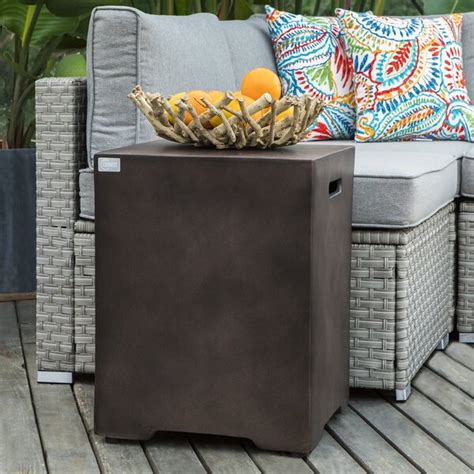 Cosiest Outdoor Hideaway Table For Gas Fire Pit Propane