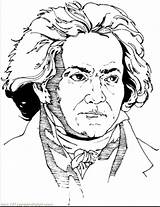 Beethoven Coloring Pages Symphony Beautiful Ludwig Sheets Van Drawing Place Color Getdrawings Template sketch template