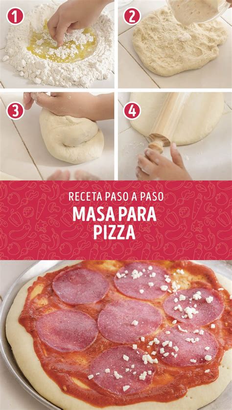 recolectar  imagen receta  hacer pizza ingredientes