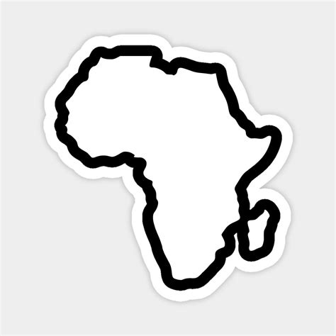 africa continent map wht magnet africa continent map artofit