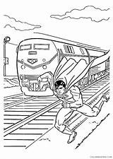 Coloring4free Train Coloring Pages Superman Related Posts sketch template