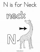 Neck Coloring Pages Getdrawings Color Getcolorings sketch template