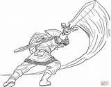 Skyward Zelda sketch template