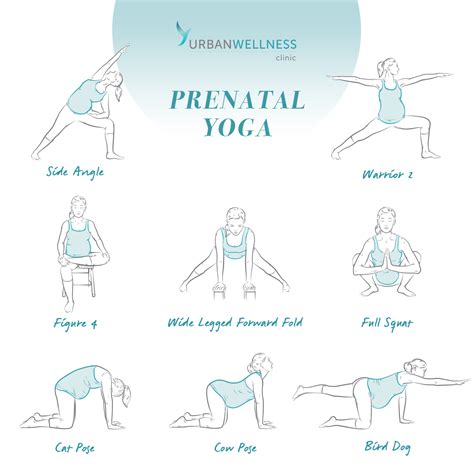 prenatal yoga  poses  pregnant women   urban