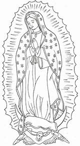 Guadalupe Virgen Virgencita Caricatura Jungfrau María Senhora Desenho Advices Chicano Religiöse Nossa Rodriguez Rudy Rosas Buenos Dias Silkscreen Glaube Tatuajes sketch template