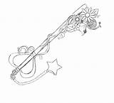Keyblade Kairi Sketch Kh Kingdom Hearts Tattoo Deviantart Key Line Heart Visit Choose Board sketch template