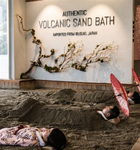 sojo spa club  edgewater reopens volcanic sand baths  season