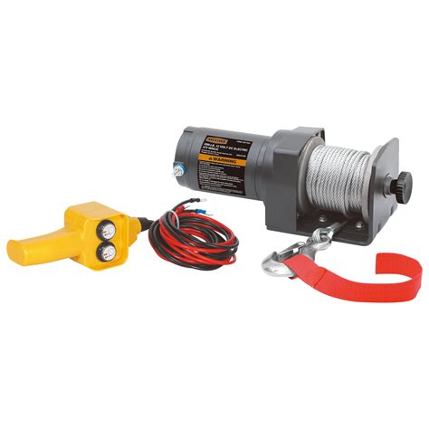 rockland vmi14 12 000 lb 12v electric integrated vehicle winch