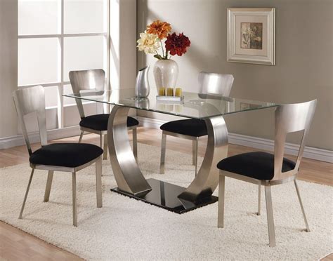 glass top dining tables homesfeed