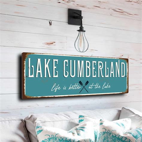 lake cumberland lake house decor lake lover gift
