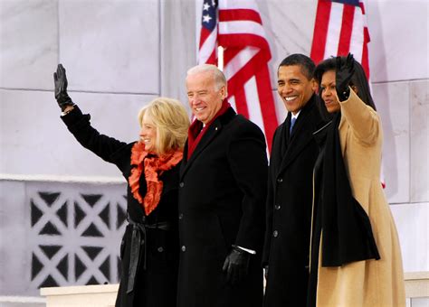 Jill Biden Vice President Elect Joe Biden President Elect Barack