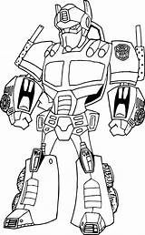 Robot Coloring Optimus Transformers Robots Bumblebee Boulder Bot Ninjago Dinosaur sketch template