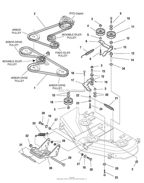 simplicity  mower deck parts diagram