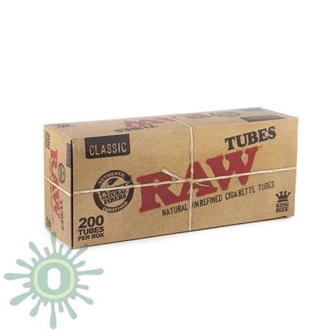 Raw Tubes King Size 200ct Dispensary Supply