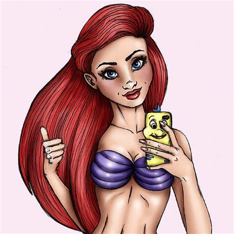 Ariel From The Little Mermaid Art Popsugar Love And Sex