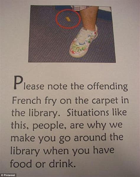 are these the funniest library signs ever daily mail online