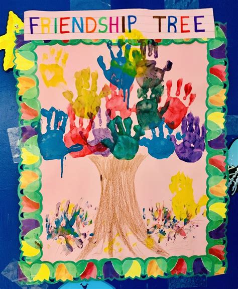friendship tree preschool art activities tree study creative