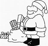 Santa Coloring Claus Pages Printable Kids Color Colouring sketch template