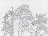 Halo Flood Troops Proto sketch template