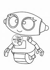 Robot Coloring Pages Cartoon Robots Drawing Kids Rob Printable Clipart Colouring Girls Getdrawings Color Boyama Drawings El Printables Library Monster sketch template