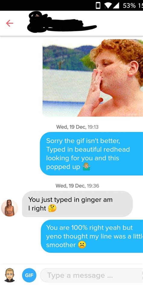 ginger pick up lines meme pict